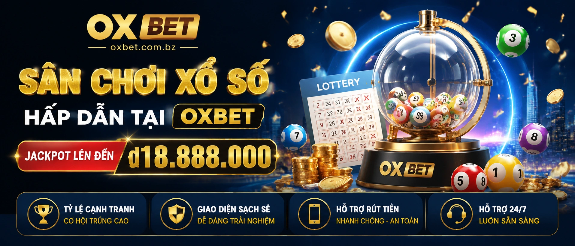 Liên hệ OXBET Casino, Live Casino, Nổ Hũ 1 oxbet livecasino banner 3