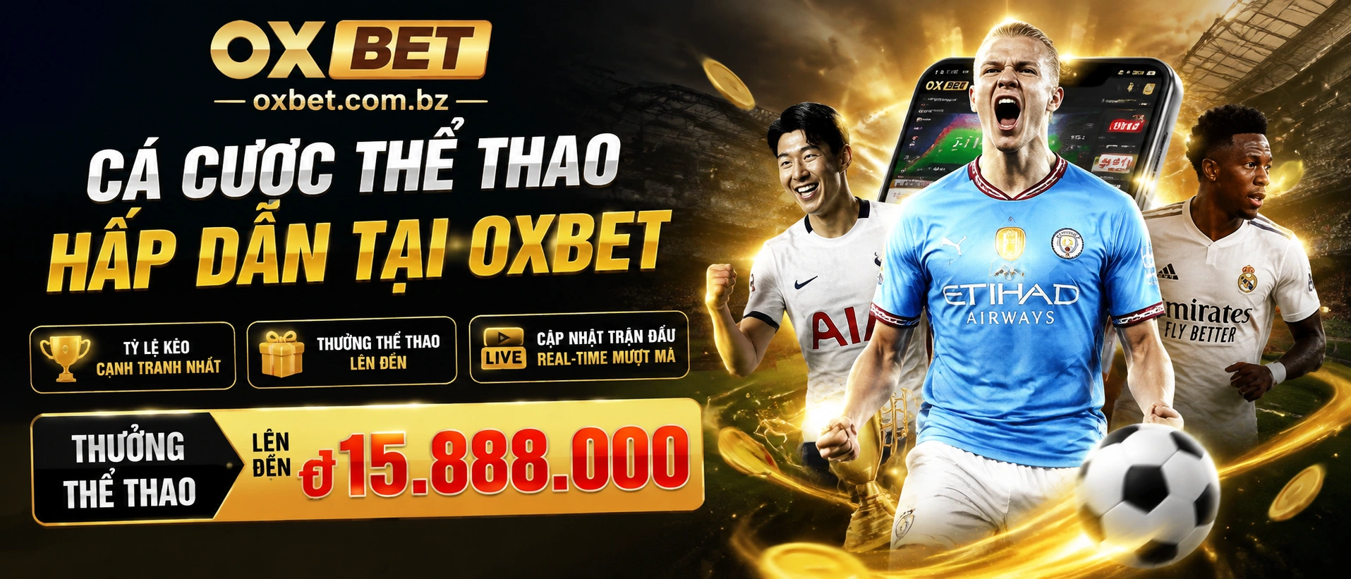 Liên hệ OXBET Casino, Live Casino, Nổ Hũ 13 oxbet sports banner 3